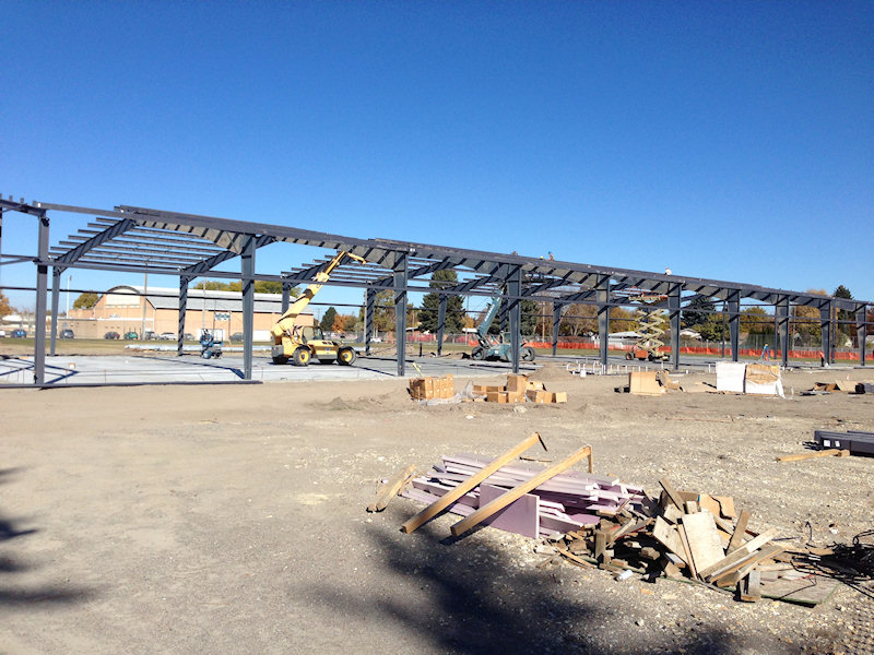 Construction on the new OTRD Rec Center