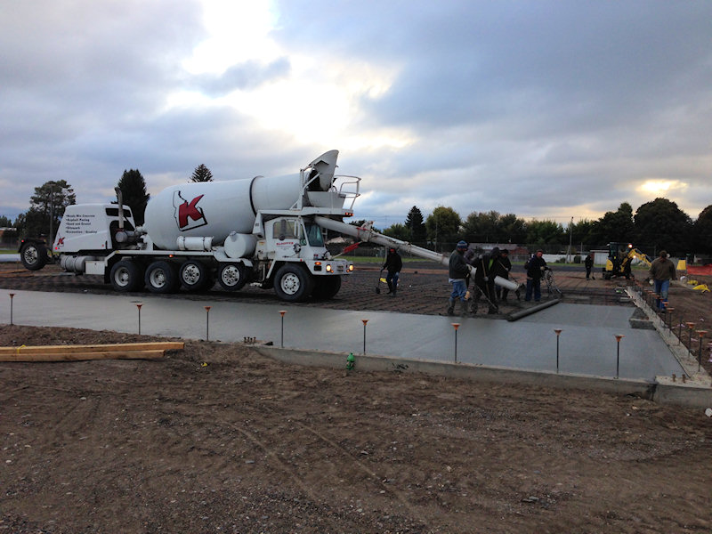 Construction on the new OTRD Rec Center